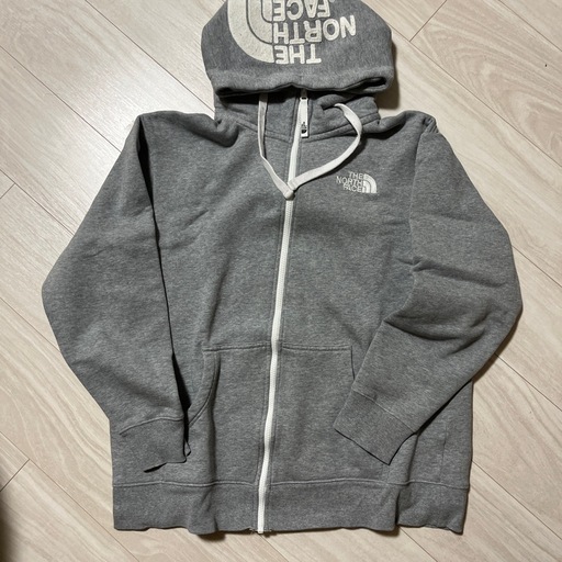 ノースフェイスパーカー　グレー　Lサイズ 中古・古着通販】THE NORTH FACE (ザ ノース フェイス) ジップパーカー 