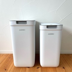 新品✨イジェクトキャップ付き ゴミ箱 2個 容量13.5L＆9.1L 蓋付き キッチン おしゃれ 消臭の画像