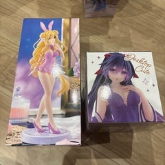 【デートアライブ】星宮六喰　夜刀神十香　フィギュアの画像