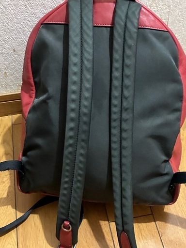 coach レザーリュック赤チェック (Kenichi ) 淵野辺のバッグ