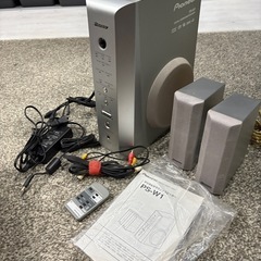 デジタルサラウンドスピーカー　パイオニア　PS-W1 ホームシアターの画像