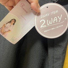 しまむら 2WAYフリルジャンスカ 4L 未使用の画像