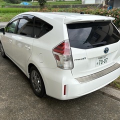 トヨタ プリウスα Gグレード 5人乗り 車検あり 検)プリウス アクア ファミリーカー の画像