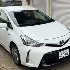 トヨタ プリウスα Gグレード 5人乗り 車検あり 検)プリウス アクア ファミリーカー の画像