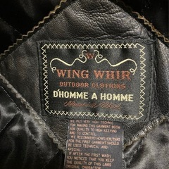 D`HOME A HOME ラムレザーコートの画像
