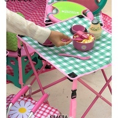 完売🩷折りたたみチェアーセットの画像
