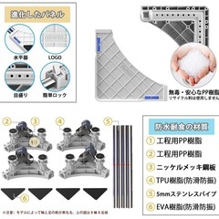 洗濯機台 新品購入 使用1回のみの画像
