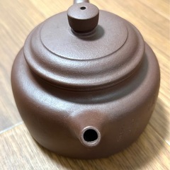 【新品　未使用】中国茶器　紫砂茶壺　朱泥急須の画像