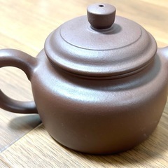 【新品　未使用】中国茶器　紫砂茶壺　朱泥急須の画像