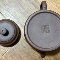 【新品　未使用】中国茶器　紫砂茶壺　朱泥急須の画像