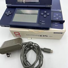 Nintendo DS Lite 本体 エナメルネイビー 箱・充電器・説明書付きの画像