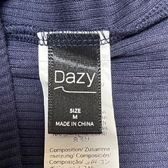 SHEIN DAZY リブミニワンピース Mの画像