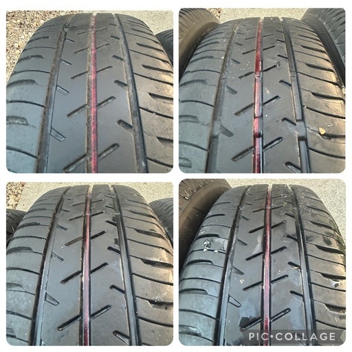 決まりました。　155/65R13 タイヤ20年製 鉄ホイール ４本 1台分セット（ホイールカバー付き）    　