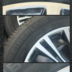 155/65R13 タイヤ20年製 鉄ホイール ４本 1台分セット（ホイールカバー付き）    　の画像