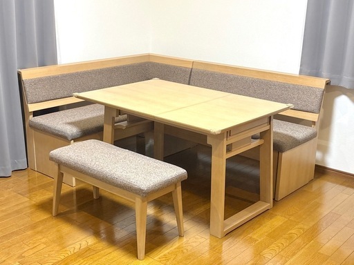 【美品】ダイニングテーブル4点セット