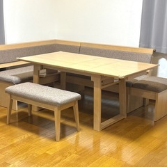 【美品】ダイニングテーブル4点セットの画像