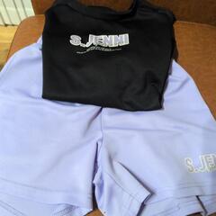 S.JENNIパジャマ上下　黒スキニー　Tシャツ4点　靴下4点の画像