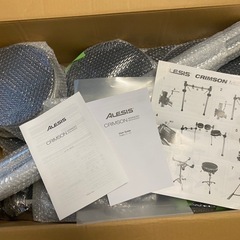 ALESIS Crimson Mesh Drum Kit 電子ドラム クリムゾンメッシュドラムキット中古^_^おまけPEARLシングルキックペダル付き♪※説明文必読※の画像