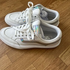 VANSホワイトスニーカーの画像