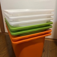 トロファスト 収納ボックス 7個セットの画像