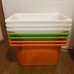 トロファスト 収納ボックス 7個セットの画像