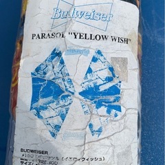 ビーチパラソル 　 バドワイザー柄 の画像