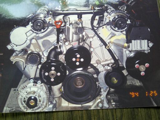 M-129-500SL電子制御.MEリペアー済みコンプリ―トエンジン販売-ME-ECU付き