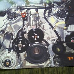 M-129-500SL電子制御.MEリペアー済みコンプリ―トエンジン販売-ME-ECU付きの画像