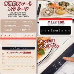 新品❤️
食品保温プレート 全面加熱 24H予約 フードウォーマープレート薄型0.68cmの画像