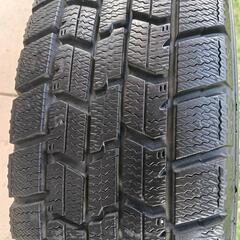  1シーズン使用  2023年製
155/65R14  GOOD YAER IceNAV 7 ＆アルミホイール4本セットの画像