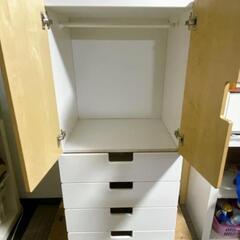 M554 IKEA STUVA キッズワードローブ 
収納コンビネーション扉・引き出し付きの画像