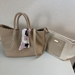 メッシュバッグ　ショルダー肩掛けもできるの画像