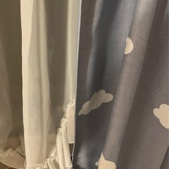 ニトリの小窓用カーテン　⚠️１枚のみの画像