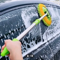 ［新品］掃除・洗車にマイクロファイバー多機能モップの画像