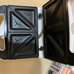 ホットサンド、2人分。お子様と一緒に作れますの画像