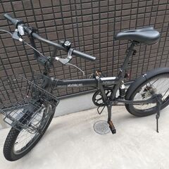折りたたみ自転車 7段変速の画像