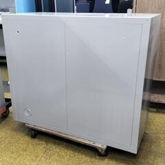 ●Ceha チェハ製 両開き書庫 幅88cm 高73cm オフィスキャビネット 両開き扉タイプ　オフィス家具 会社 事務所 公民館 店舗の画像