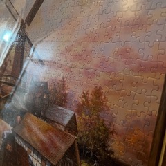 外国の絵画風パズル壁掛け、バラして再度パズルとして楽しめます！の画像