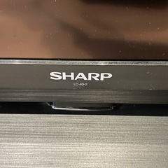 40型テレビ　リモコンなしの画像