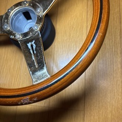 ナルディ ゴールド スポーク ウッド ステアリングホイールの画像