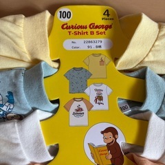 新品　おさるのジョージ　Tシャツ　4枚セットの画像