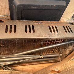 【BBQセット一式】6〜7人用コンロ＋網＋炭＋消耗品付き　すぐに始められます！の画像