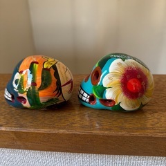 骸骨の置物の画像