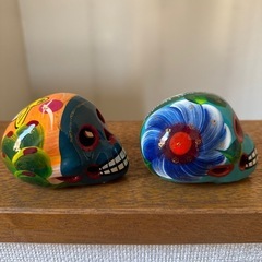 骸骨の置物の画像