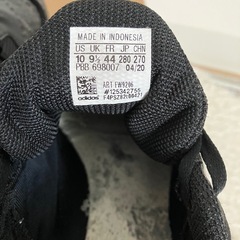 adidas屋内用フットサルシューズ28cmの画像