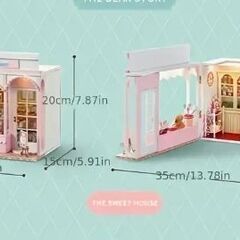 The Sweet House ミニチュアスイーツショップキット　自分で可愛く作ってねの画像