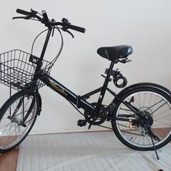 折りたたみ自転車の画像