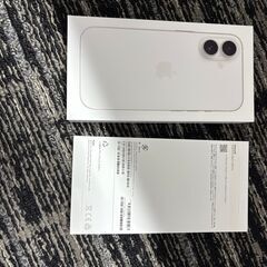 iPhone16　空箱の画像