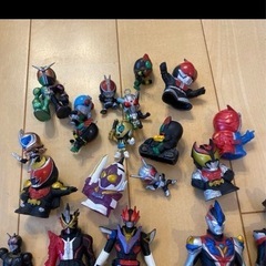 仮面ライダーや戦隊シリーズフィギュアの画像