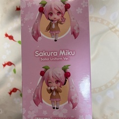 グッスマくじ　B賞　ねんどろいど 桜ミク　セーラー服ver. 2331-aの画像